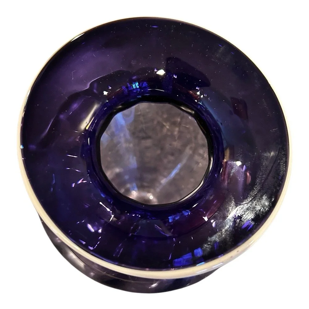 Alex Brand Art Glass Vase Signed & Dated  Urn‎ shaped 1994